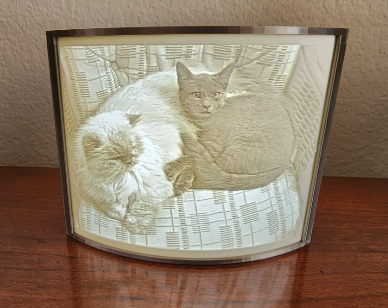 Photo Table Lamp Lithophane